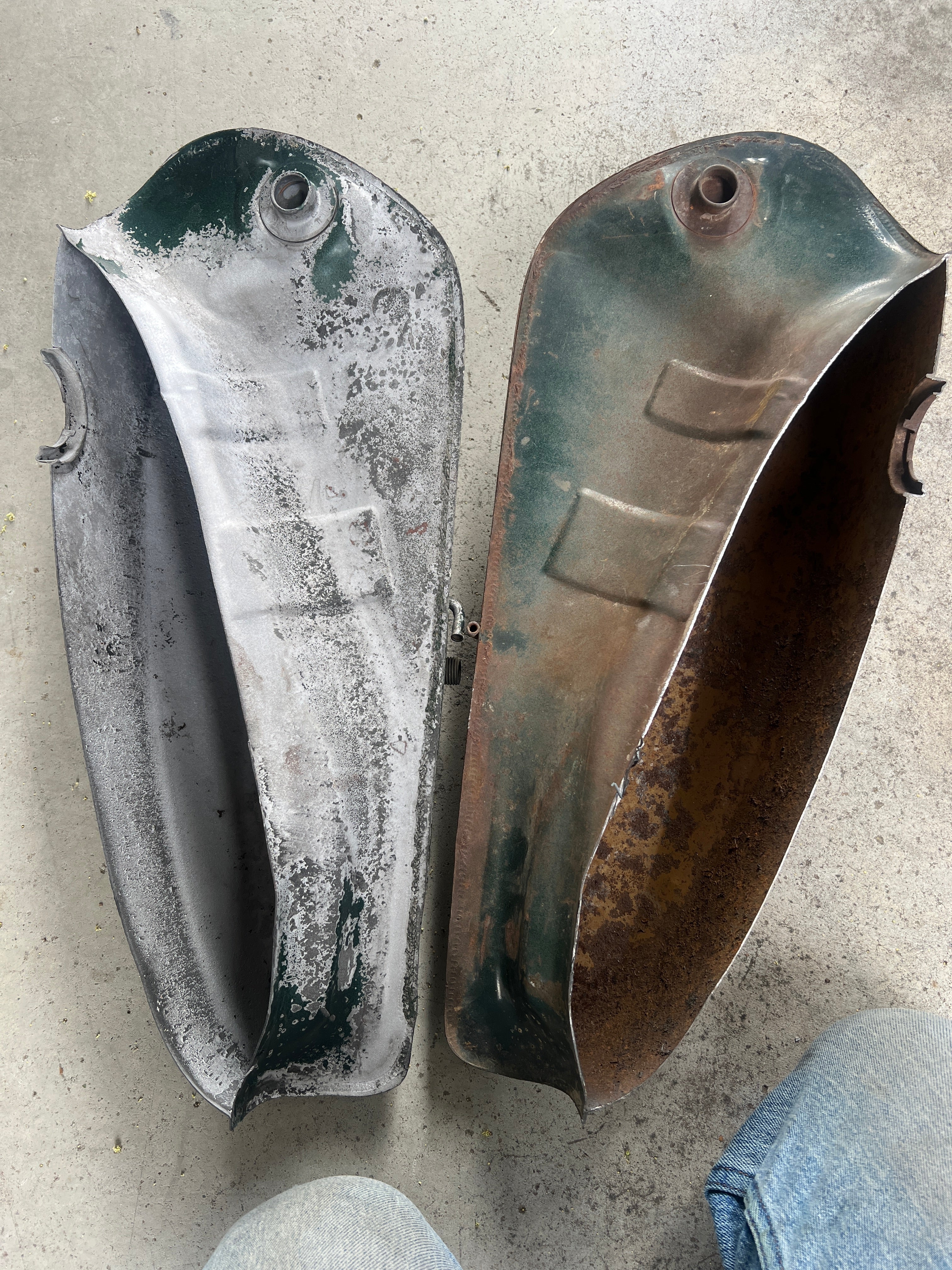 The Ultimate Before & After: We Cut a Motorcycle Gas Tank in Half to Prove a Point