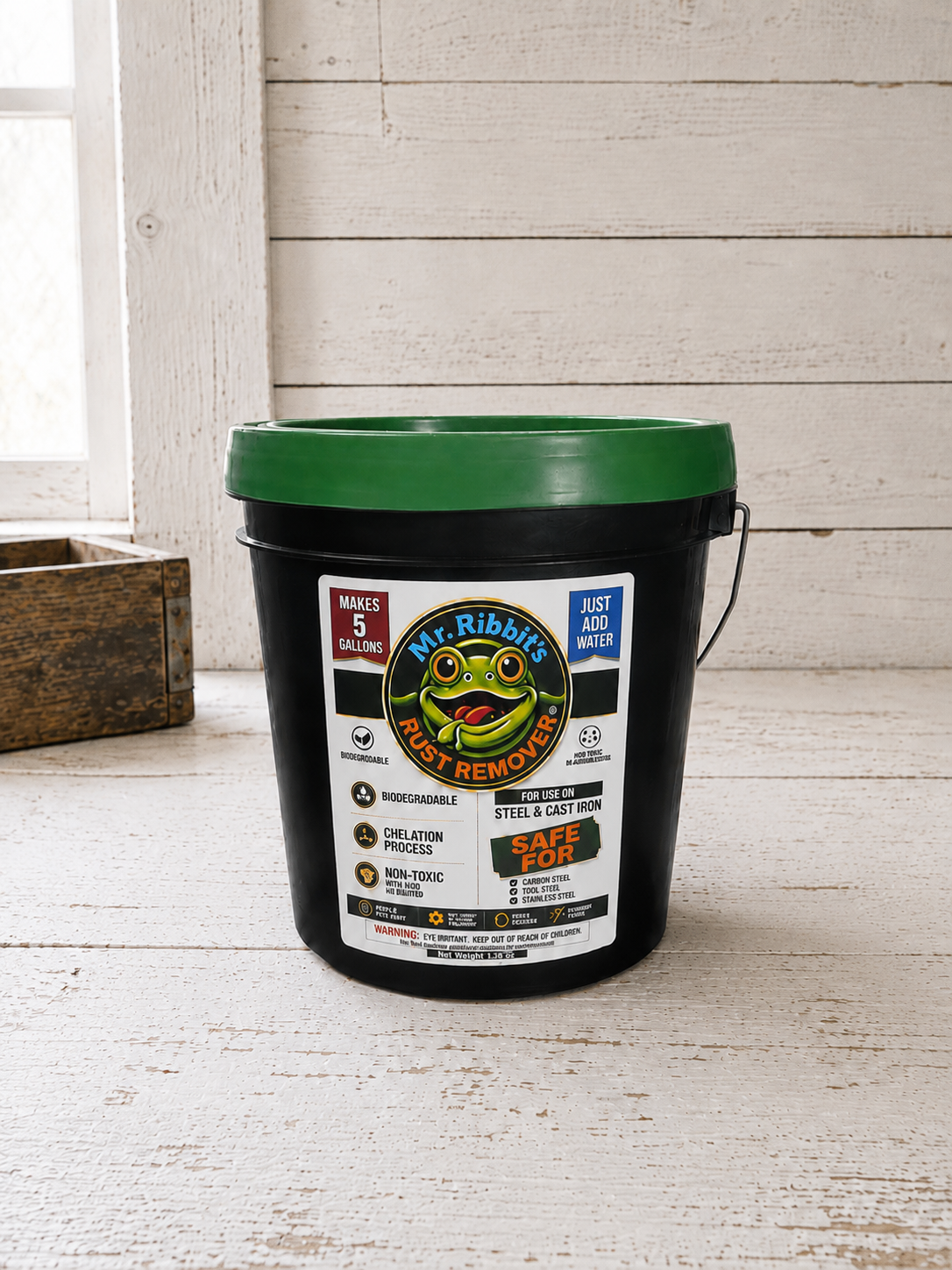 Mr. Ribbit’s 5 Gallons Rust Remover With Heavy-Duty 1 Gal Bucket